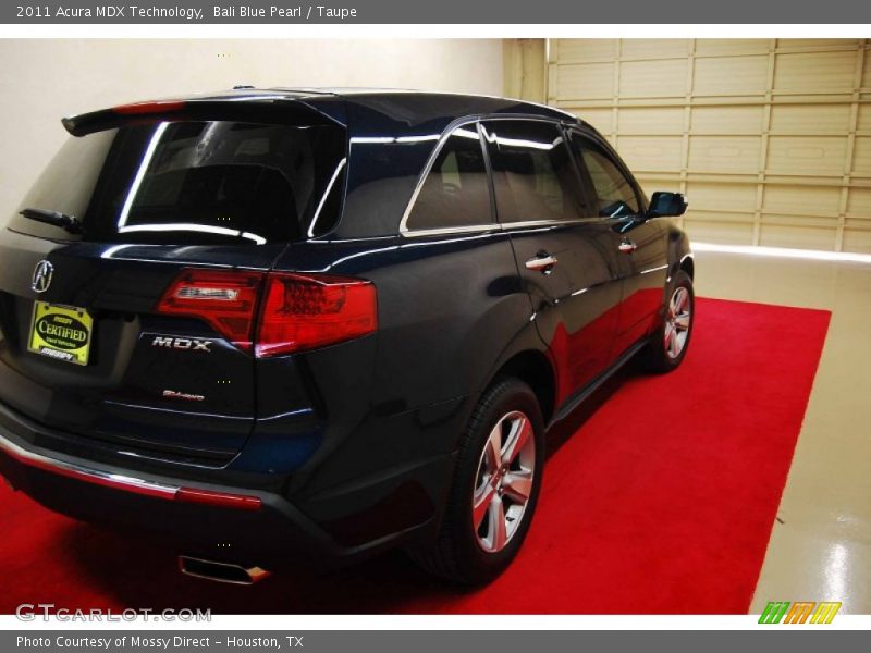 Bali Blue Pearl / Taupe 2011 Acura MDX Technology