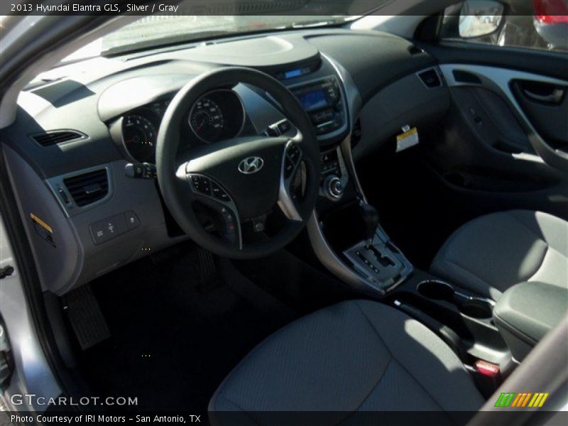 Silver / Gray 2013 Hyundai Elantra GLS