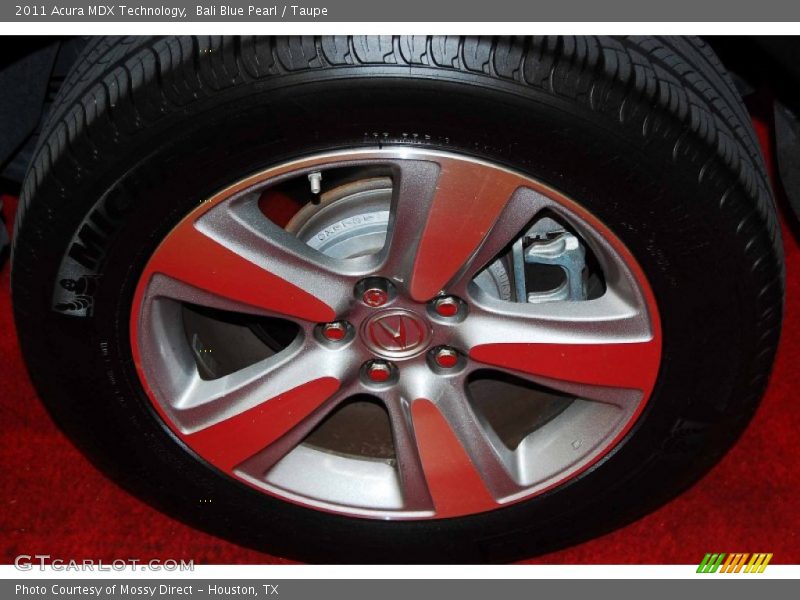 Bali Blue Pearl / Taupe 2011 Acura MDX Technology