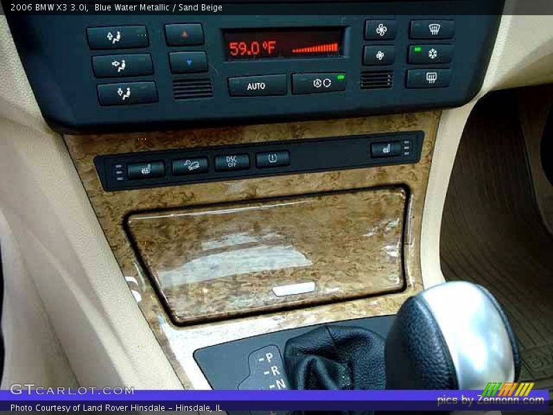 Blue Water Metallic / Sand Beige 2006 BMW X3 3.0i