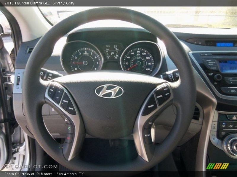 Silver / Gray 2013 Hyundai Elantra GLS