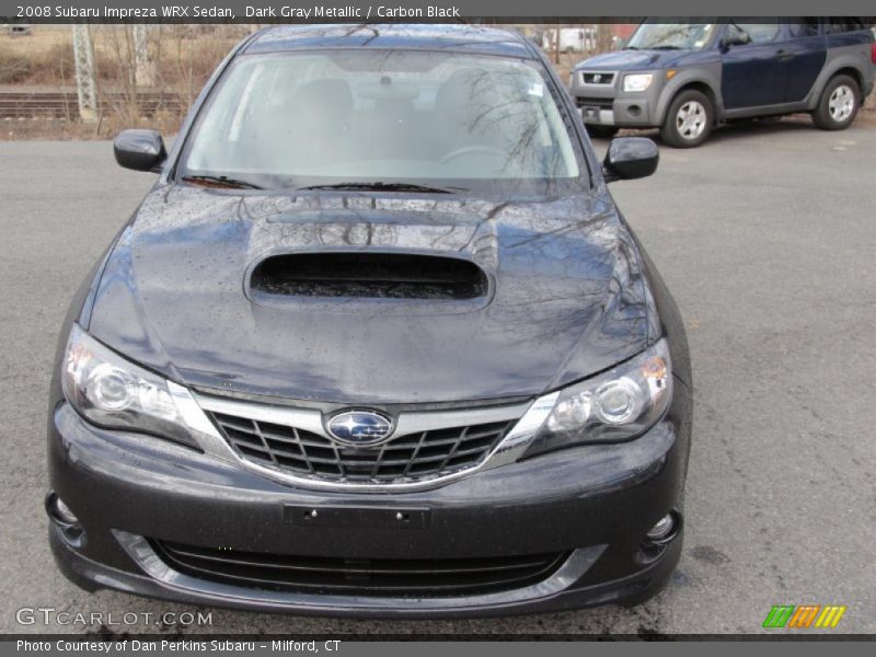 Dark Gray Metallic / Carbon Black 2008 Subaru Impreza WRX Sedan