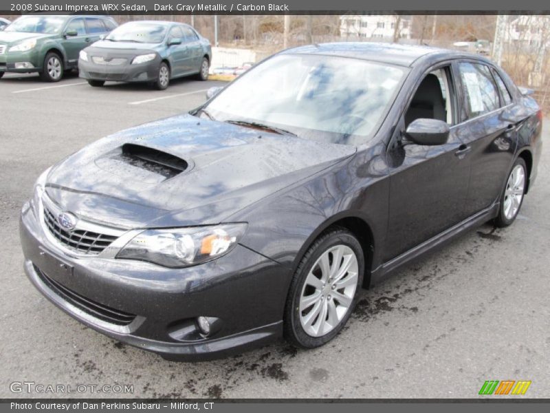 Dark Gray Metallic / Carbon Black 2008 Subaru Impreza WRX Sedan