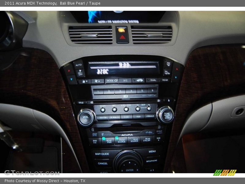 Bali Blue Pearl / Taupe 2011 Acura MDX Technology