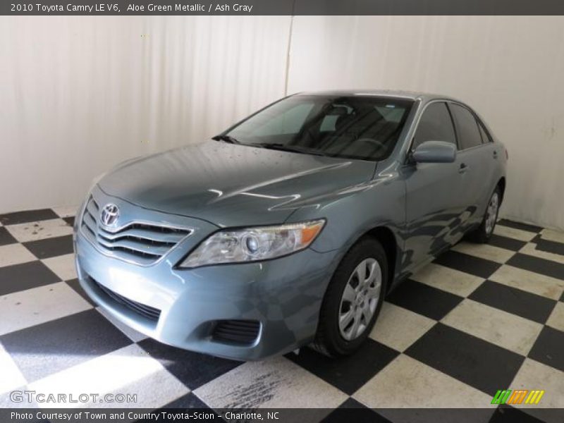 Aloe Green Metallic / Ash Gray 2010 Toyota Camry LE V6