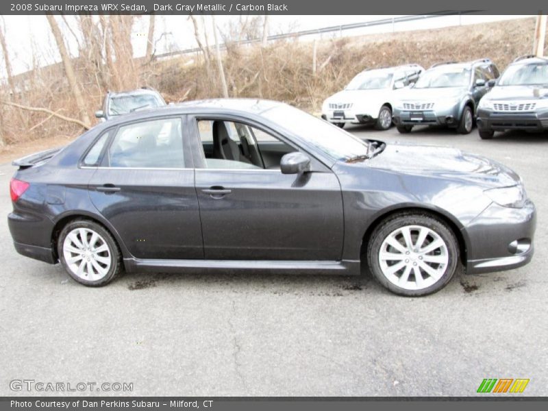 Dark Gray Metallic / Carbon Black 2008 Subaru Impreza WRX Sedan