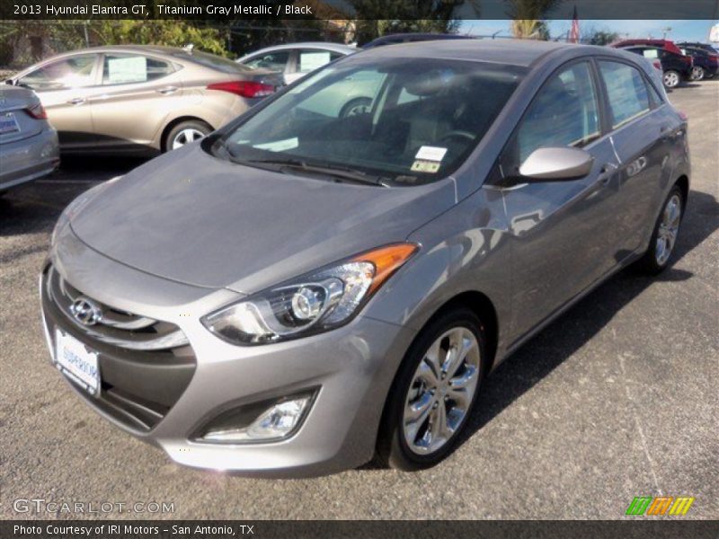 Titanium Gray Metallic / Black 2013 Hyundai Elantra GT