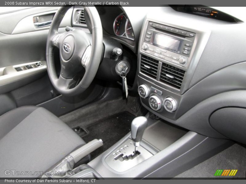 Dark Gray Metallic / Carbon Black 2008 Subaru Impreza WRX Sedan