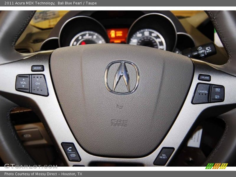 Bali Blue Pearl / Taupe 2011 Acura MDX Technology