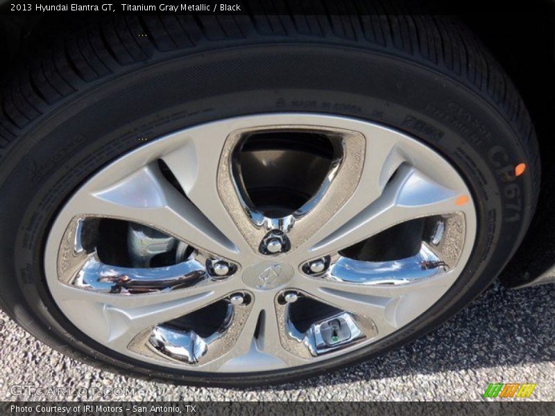 Titanium Gray Metallic / Black 2013 Hyundai Elantra GT