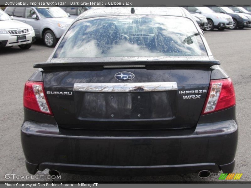 Dark Gray Metallic / Carbon Black 2008 Subaru Impreza WRX Sedan