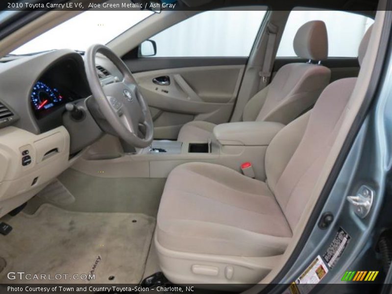 Aloe Green Metallic / Ash Gray 2010 Toyota Camry LE V6