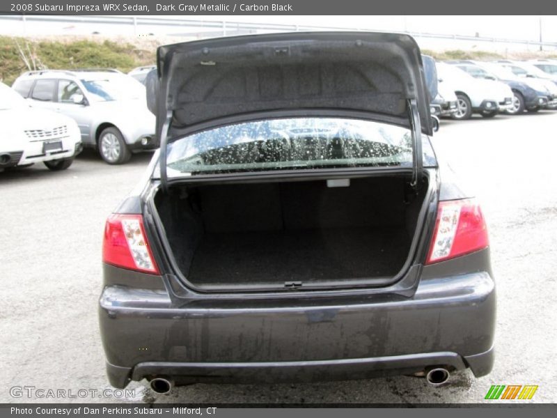 Dark Gray Metallic / Carbon Black 2008 Subaru Impreza WRX Sedan