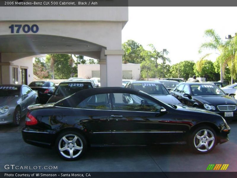 Black / Ash 2006 Mercedes-Benz CLK 500 Cabriolet