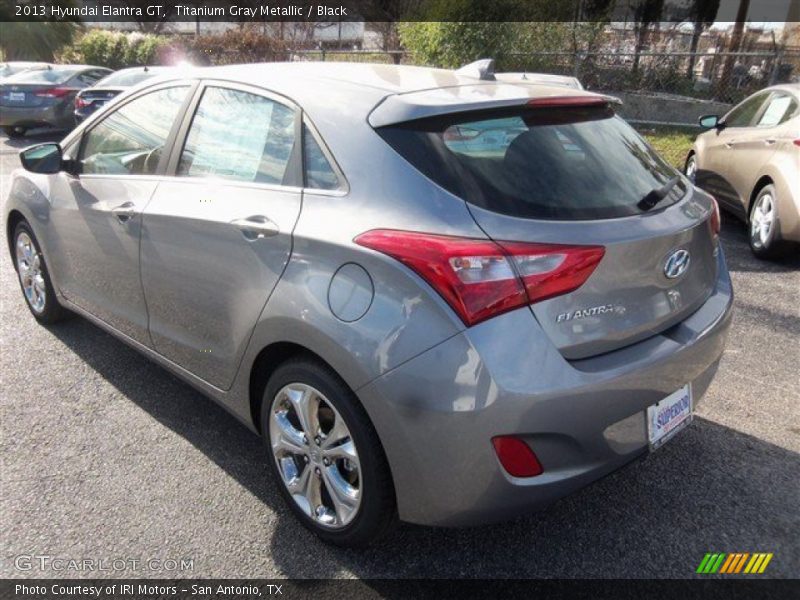 Titanium Gray Metallic / Black 2013 Hyundai Elantra GT