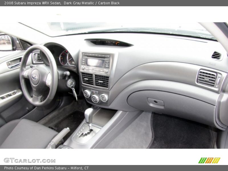 Dark Gray Metallic / Carbon Black 2008 Subaru Impreza WRX Sedan