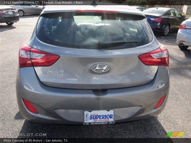 Titanium Gray Metallic / Black 2013 Hyundai Elantra GT
