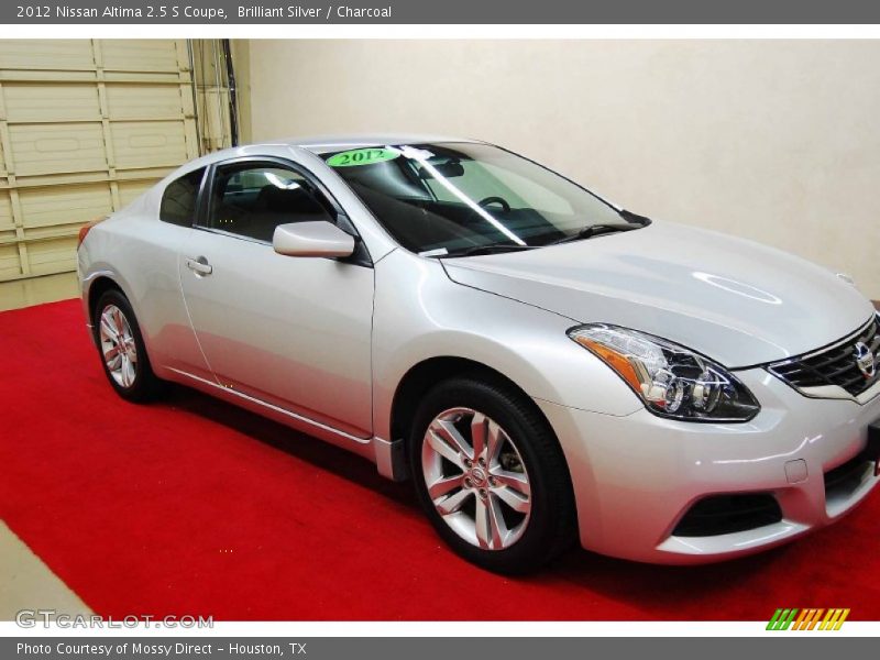 Brilliant Silver / Charcoal 2012 Nissan Altima 2.5 S Coupe