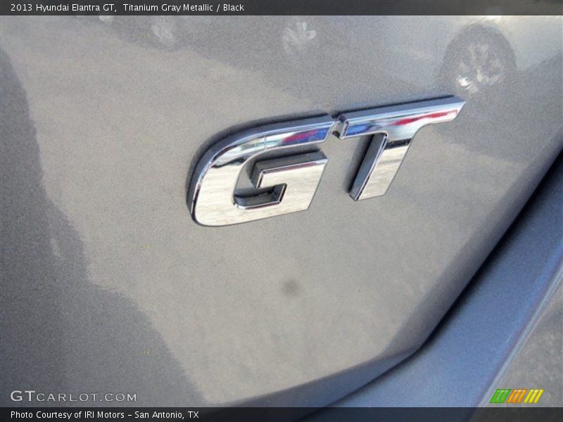 Titanium Gray Metallic / Black 2013 Hyundai Elantra GT