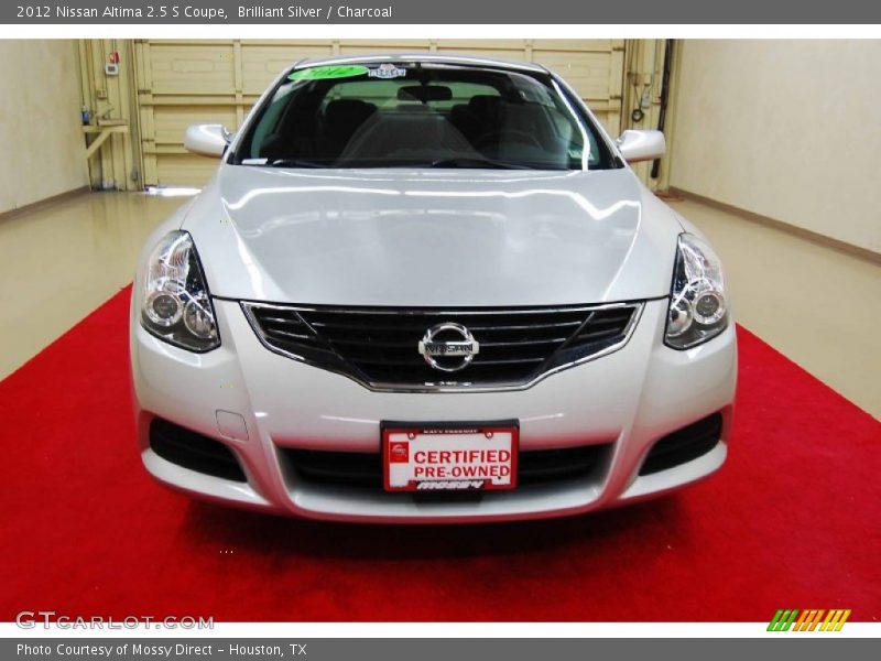 Brilliant Silver / Charcoal 2012 Nissan Altima 2.5 S Coupe