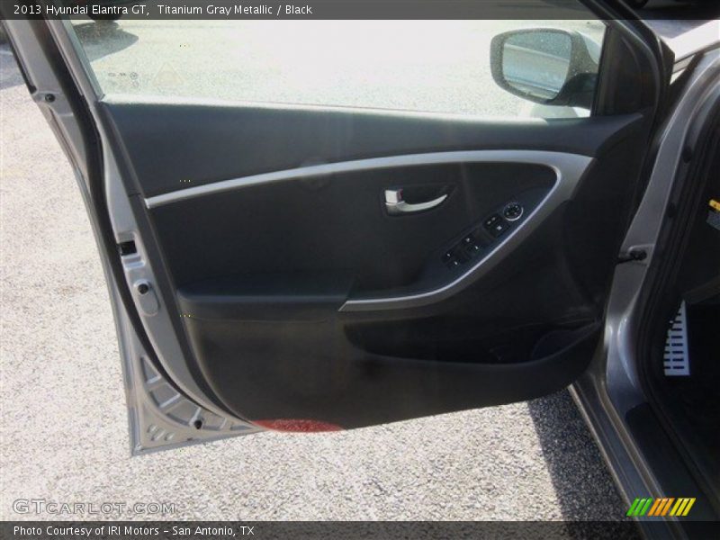 Titanium Gray Metallic / Black 2013 Hyundai Elantra GT