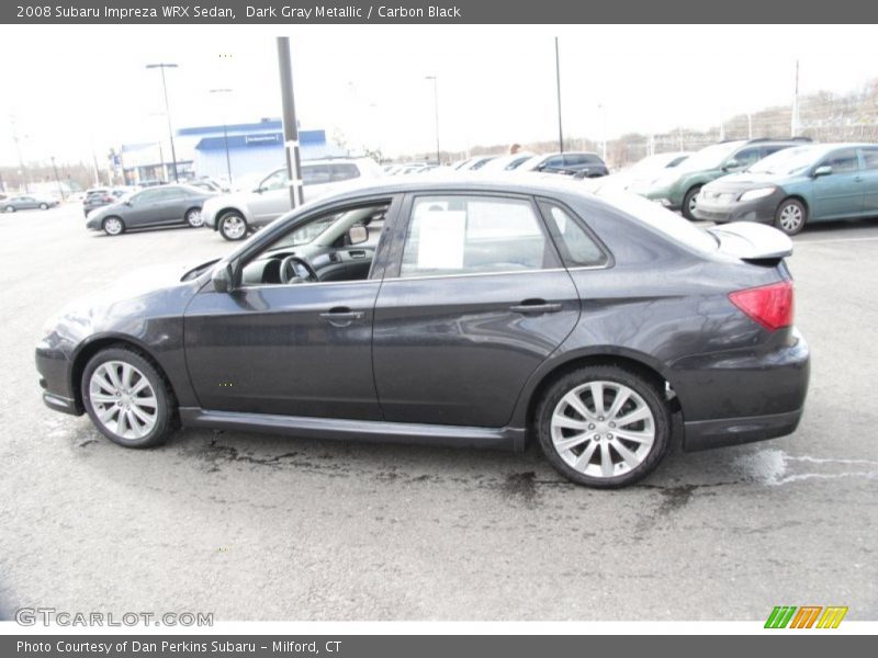 Dark Gray Metallic / Carbon Black 2008 Subaru Impreza WRX Sedan