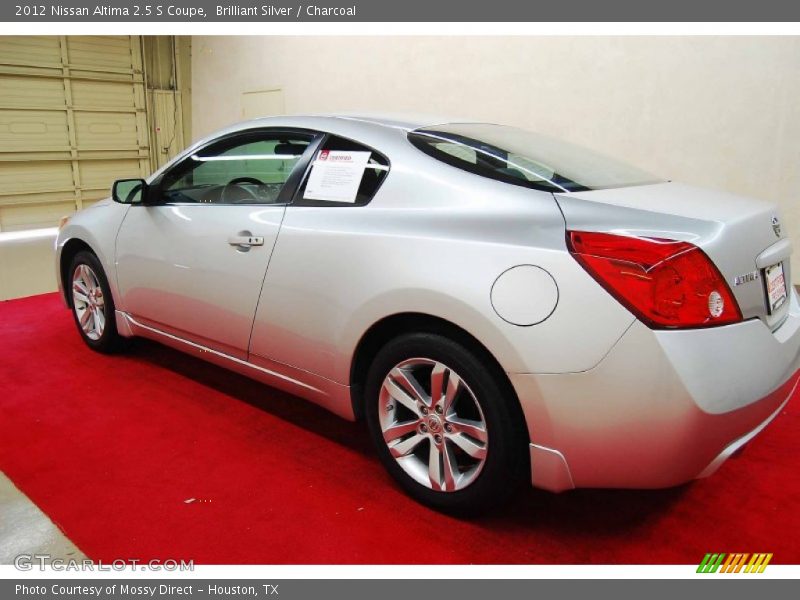 Brilliant Silver / Charcoal 2012 Nissan Altima 2.5 S Coupe