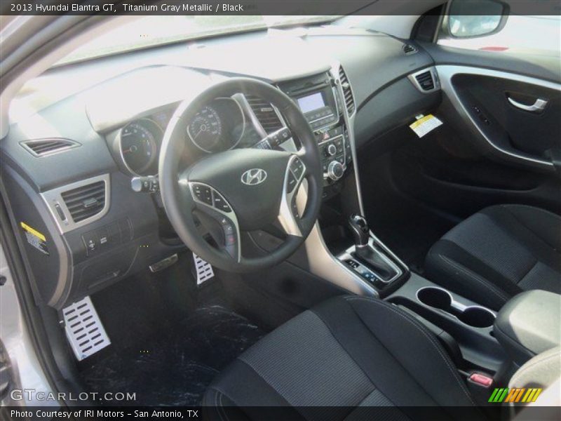 Titanium Gray Metallic / Black 2013 Hyundai Elantra GT