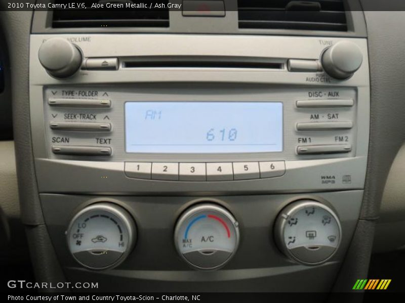 Aloe Green Metallic / Ash Gray 2010 Toyota Camry LE V6