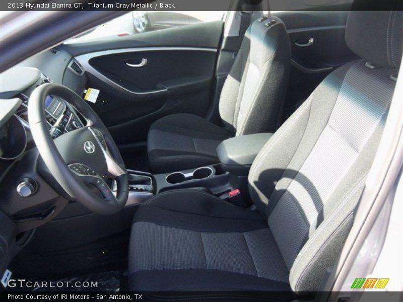 Titanium Gray Metallic / Black 2013 Hyundai Elantra GT