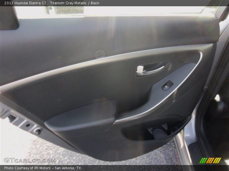 Titanium Gray Metallic / Black 2013 Hyundai Elantra GT