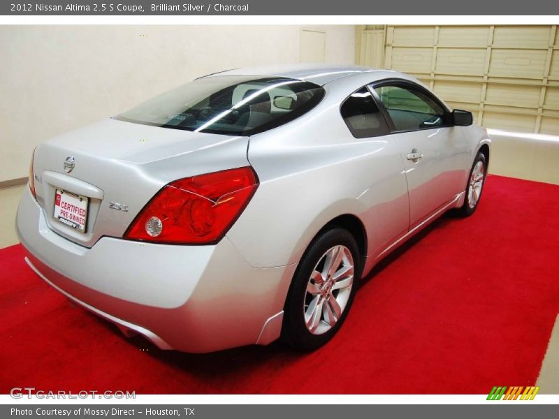 Brilliant Silver / Charcoal 2012 Nissan Altima 2.5 S Coupe