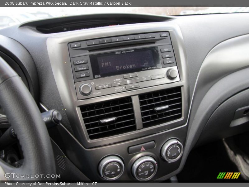 Dark Gray Metallic / Carbon Black 2008 Subaru Impreza WRX Sedan