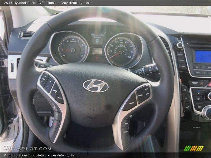 Titanium Gray Metallic / Black 2013 Hyundai Elantra GT