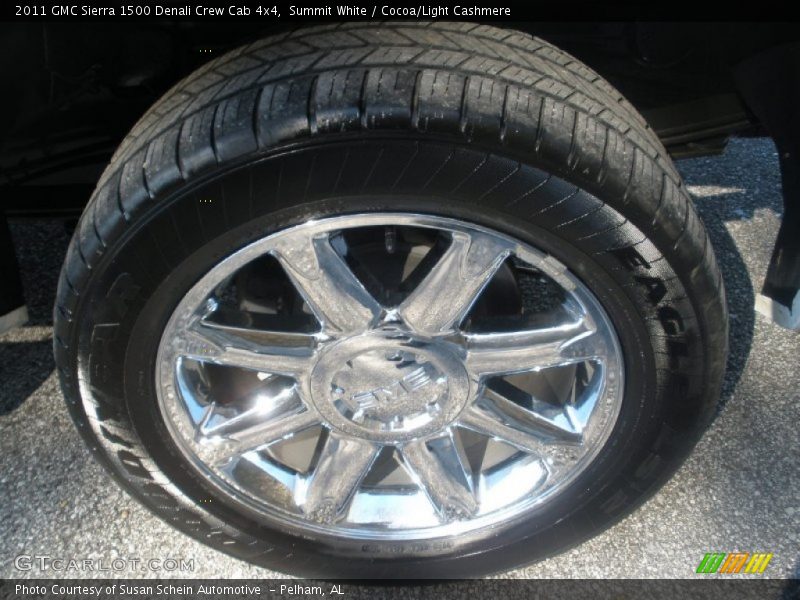 Summit White / Cocoa/Light Cashmere 2011 GMC Sierra 1500 Denali Crew Cab 4x4