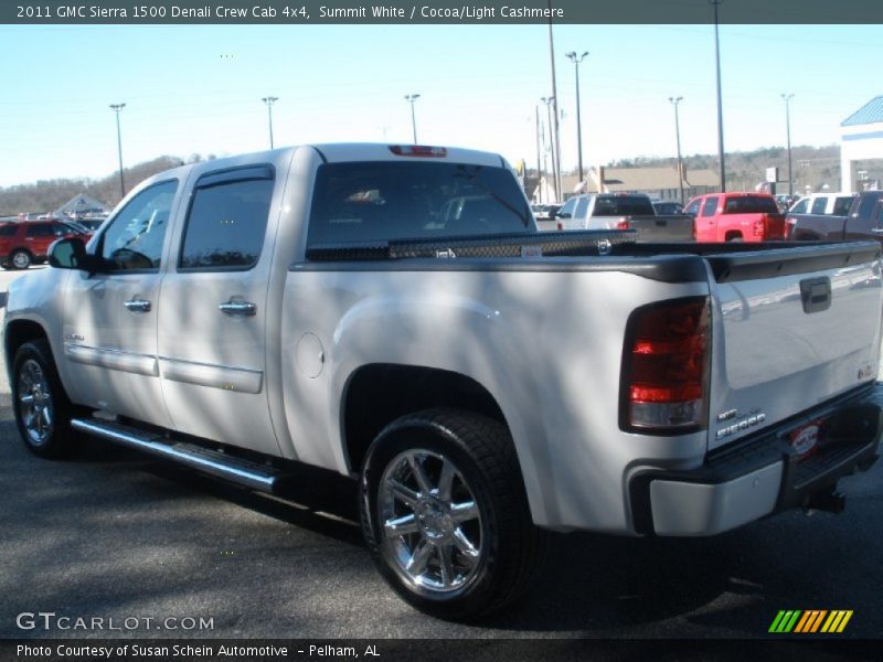 Summit White / Cocoa/Light Cashmere 2011 GMC Sierra 1500 Denali Crew Cab 4x4