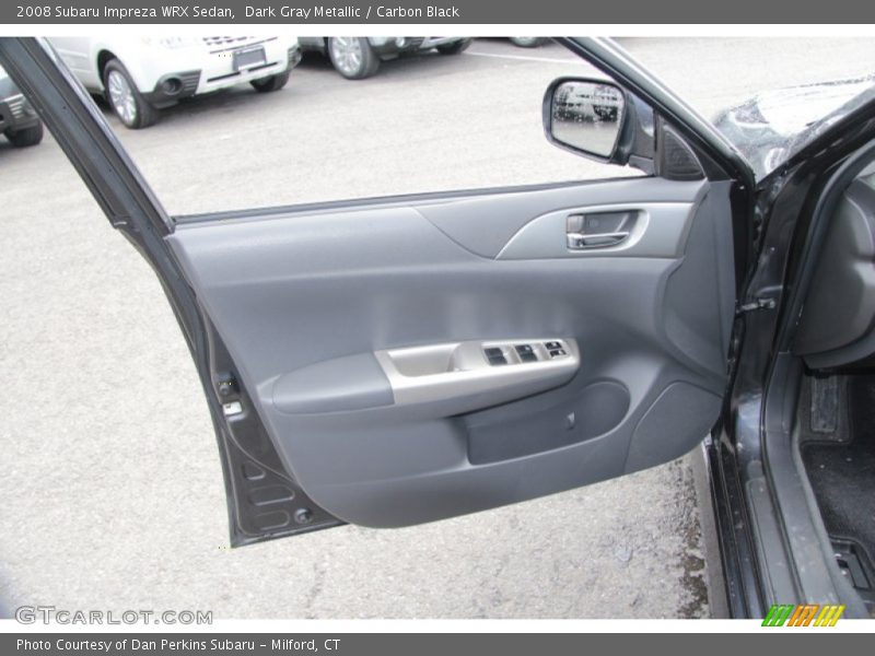 Dark Gray Metallic / Carbon Black 2008 Subaru Impreza WRX Sedan