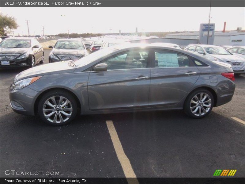 Harbor Gray Metallic / Gray 2013 Hyundai Sonata SE