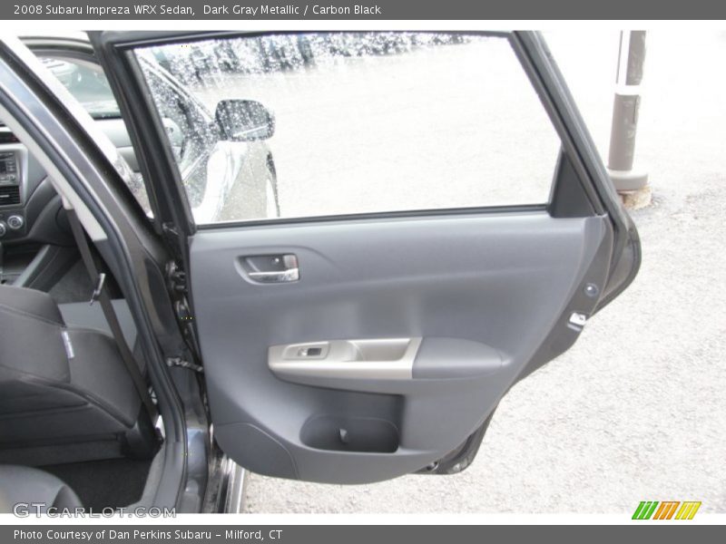 Dark Gray Metallic / Carbon Black 2008 Subaru Impreza WRX Sedan