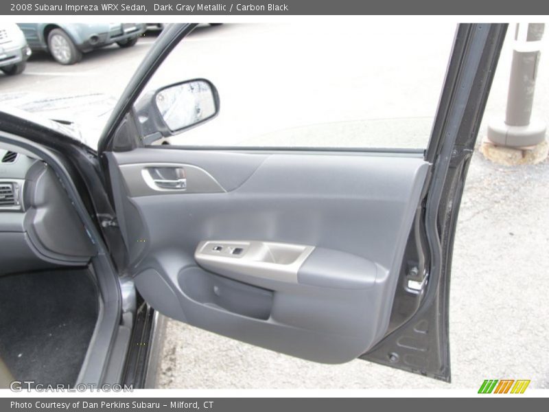 Dark Gray Metallic / Carbon Black 2008 Subaru Impreza WRX Sedan