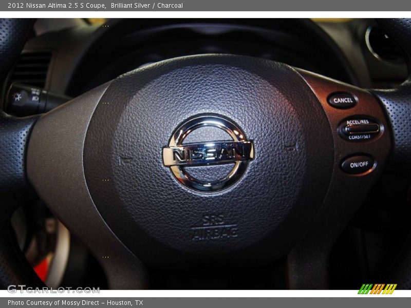 Brilliant Silver / Charcoal 2012 Nissan Altima 2.5 S Coupe