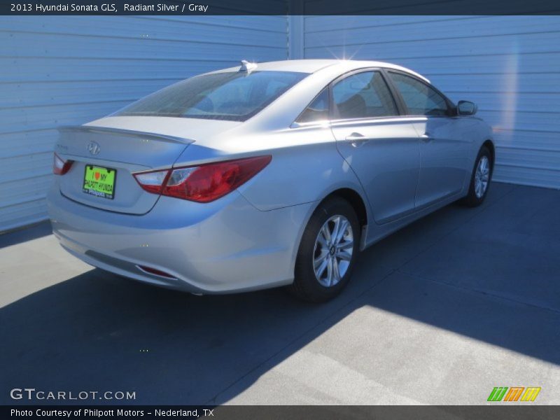 Radiant Silver / Gray 2013 Hyundai Sonata GLS