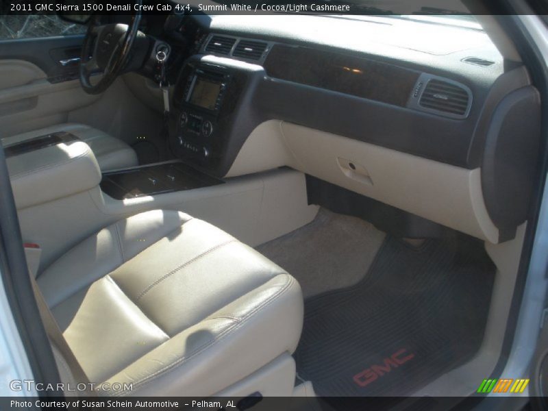 Summit White / Cocoa/Light Cashmere 2011 GMC Sierra 1500 Denali Crew Cab 4x4