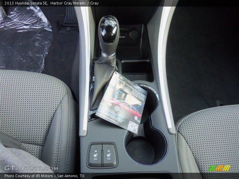 Harbor Gray Metallic / Gray 2013 Hyundai Sonata SE