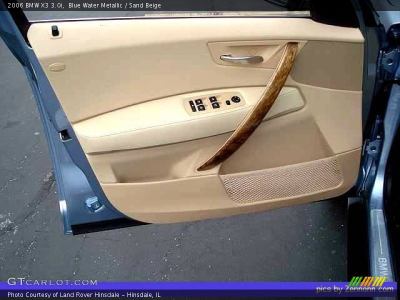 Blue Water Metallic / Sand Beige 2006 BMW X3 3.0i