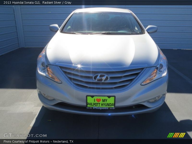 Radiant Silver / Gray 2013 Hyundai Sonata GLS