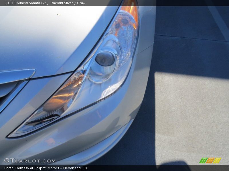 Radiant Silver / Gray 2013 Hyundai Sonata GLS