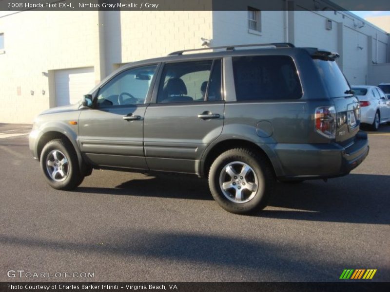 Nimbus Gray Metallic / Gray 2008 Honda Pilot EX-L