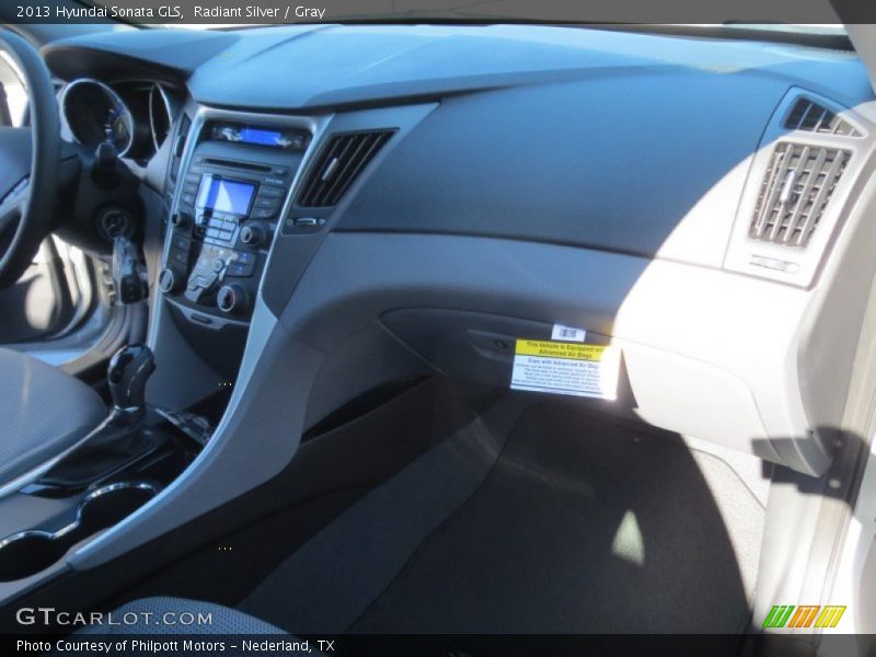 Radiant Silver / Gray 2013 Hyundai Sonata GLS