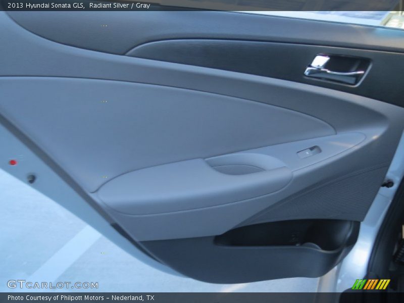 Radiant Silver / Gray 2013 Hyundai Sonata GLS